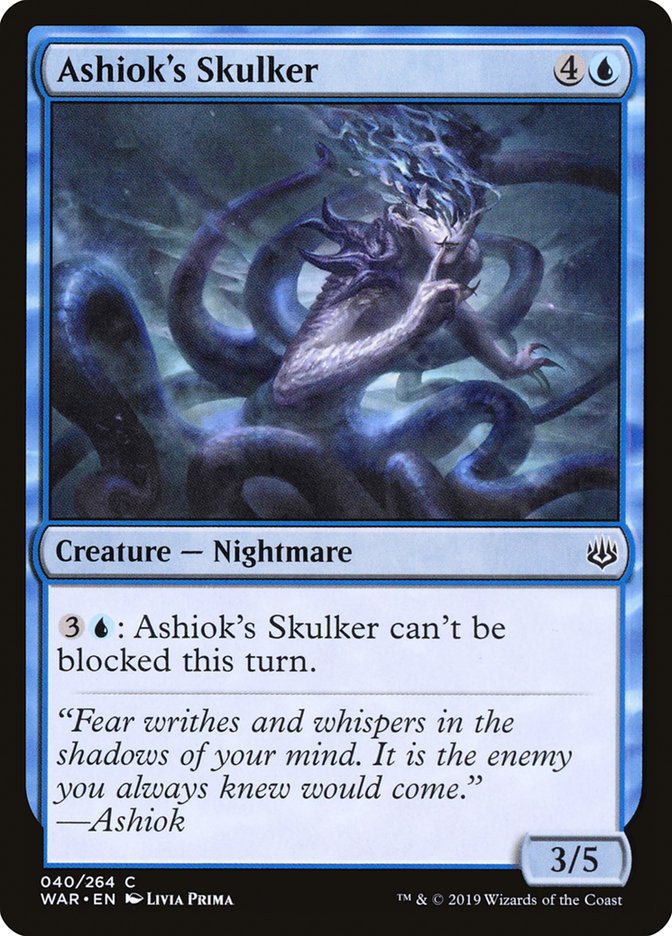 Ashiok's Skulker [War of the Spark] | Tables and Towers