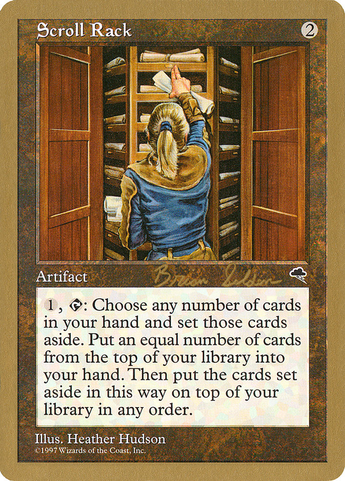 Scroll Rack (Brian Selden) [World Championship Decks 1998] | Tables and Towers