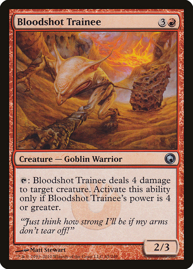 Bloodshot Trainee [Scars of Mirrodin] | Tables and Towers