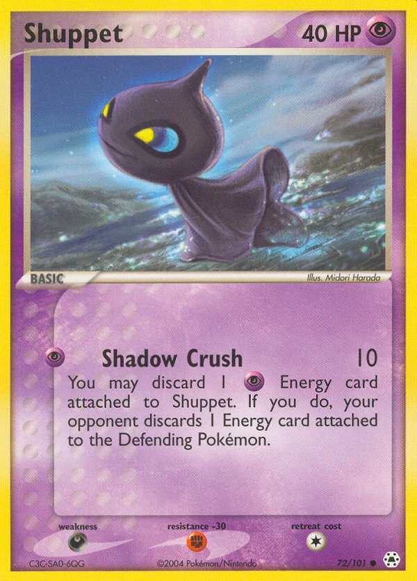 Shuppet (72/101) [EX: Hidden Legends] | Tables and Towers