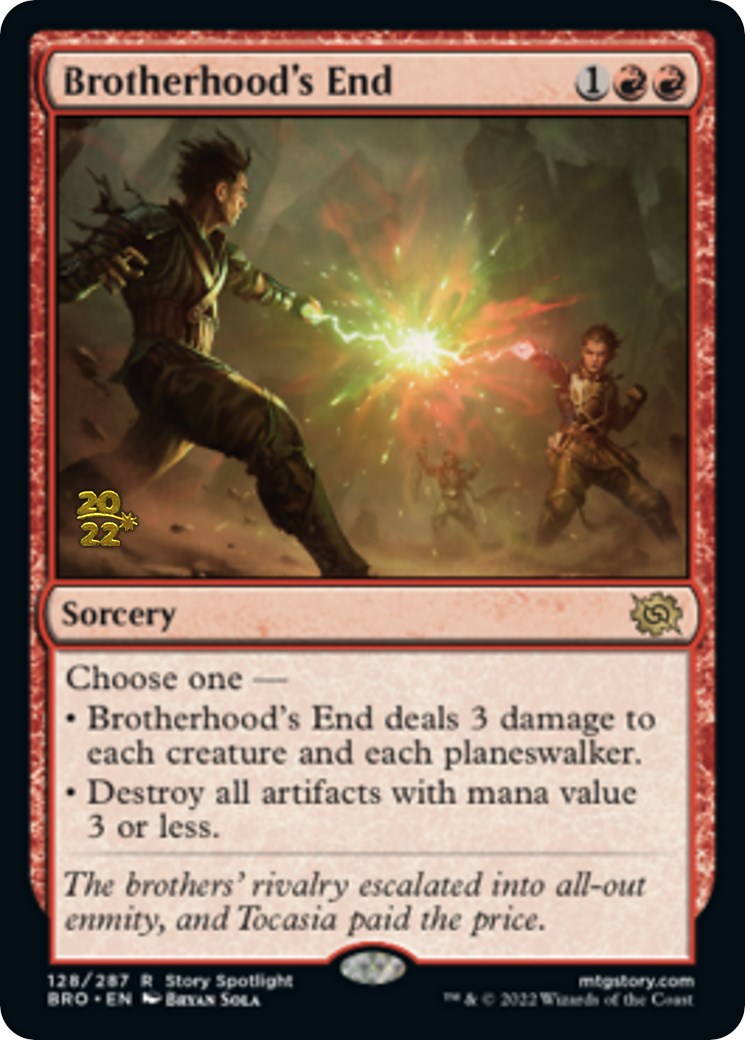 Brotherhood's End [The Brothers' War Prerelease Promos] | Tables and Towers