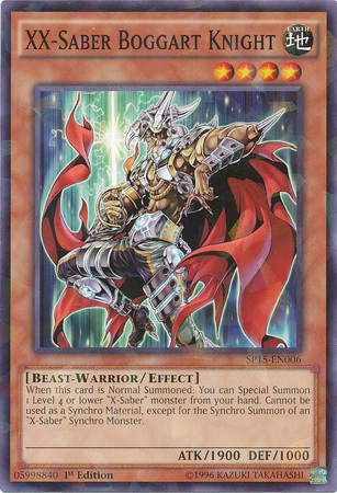 XX-Saber Boggart Knight [SP15-EN006] Shatterfoil Rare | Tables and Towers