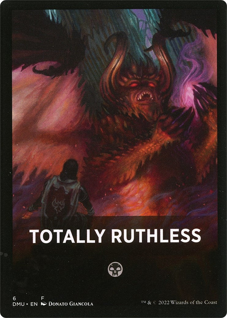 Totally Ruthless Theme Card [Dominaria United Tokens] | Tables and Towers