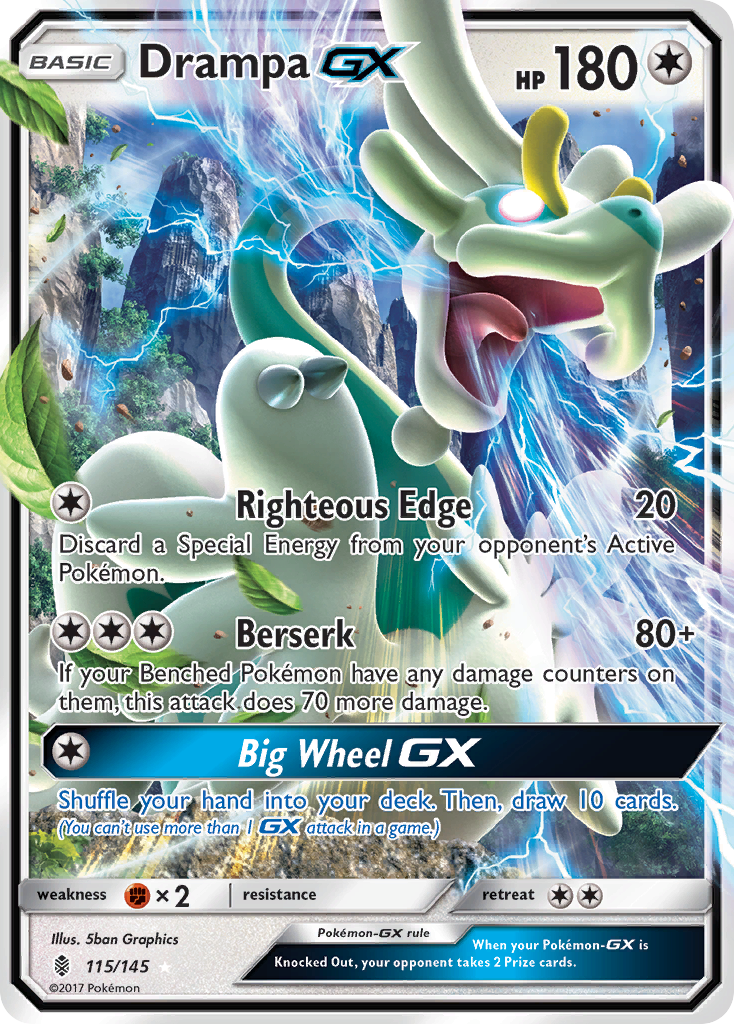 Drampa GX (115/145) [Sun & Moon: Guardians Rising] | Tables and Towers