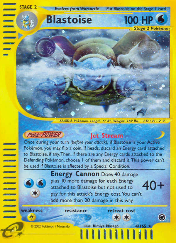 Blastoise (4/165) [Expedition: Base Set] | Tables and Towers