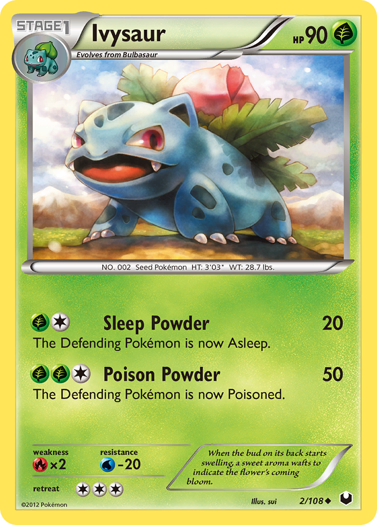 Ivysaur (2/108) [Black & White: Dark Explorers] | Tables and Towers