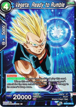 Vegeta, Ready to Rumble (BT11-053) [Vermilion Bloodline 2nd Edition] | Tables and Towers