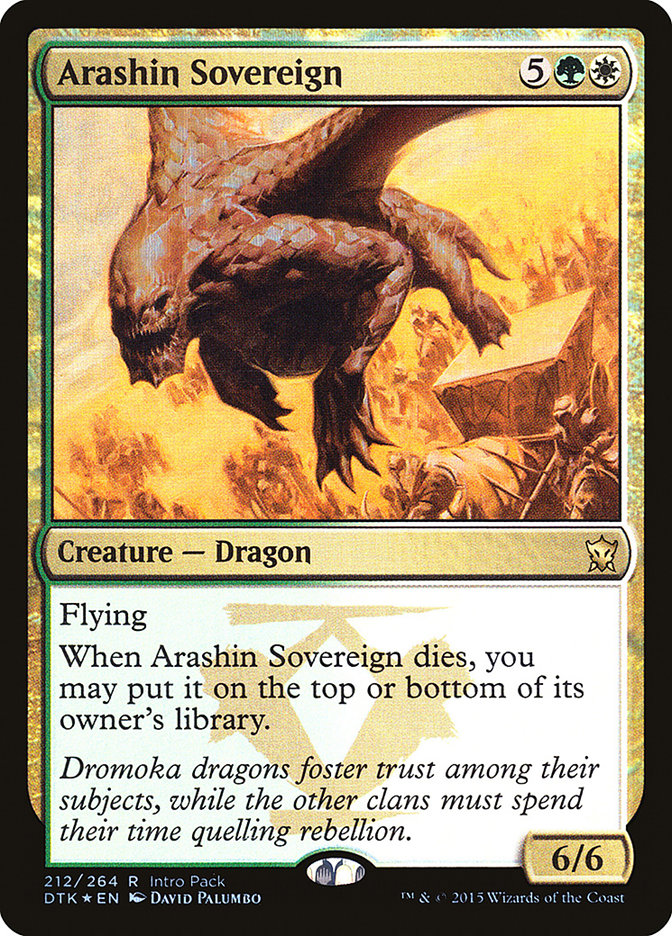 Arashin Sovereign (Intro Pack) [Dragons of Tarkir Promos] | Tables and Towers