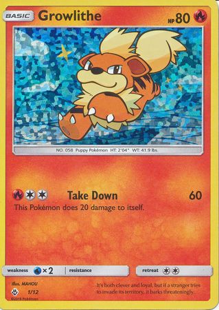 Growlithe (1/12) [McDonald's Promos: 2018 Collection] | Tables and Towers