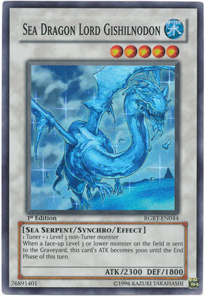 Sea Dragon Lord Gishilnodon [RGBT-EN044] Super Rare | Tables and Towers