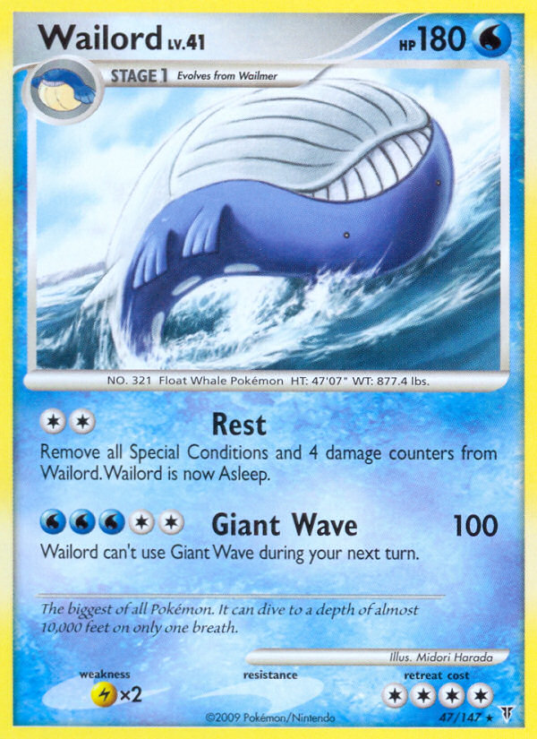 Wailord (47/147) [Platinum: Supreme Victors] | Tables and Towers