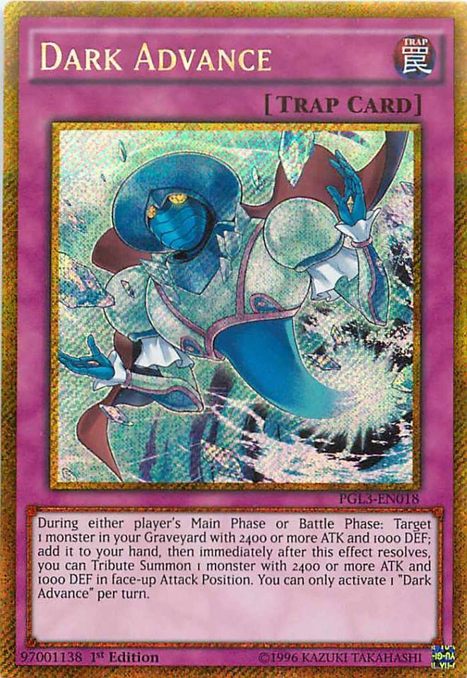 Dark Advance [PGL3-EN018] Gold Secret Rare | Tables and Towers