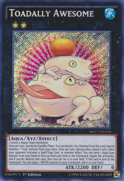 Toadally Awesome [MP17-EN150] Secret Rare | Tables and Towers