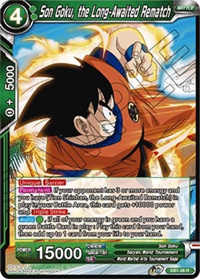 Son Goku, the Long-Awaited Rematch (EB1-026) [Battle Evolution Booster] | Tables and Towers