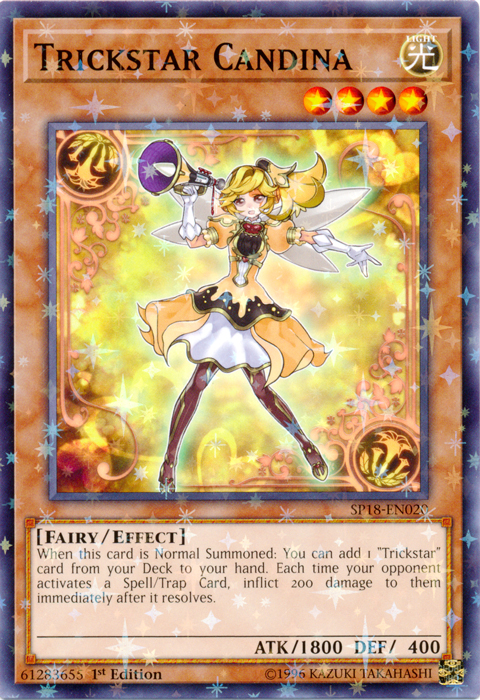 Trickstar Candina [SP18-EN020] Starfoil Rare | Tables and Towers