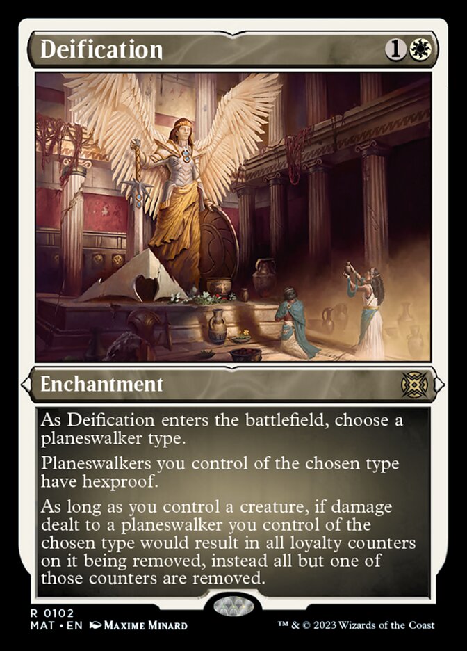 Deification (Foil Etched) [March of the Machine: The Aftermath] | Tables and Towers