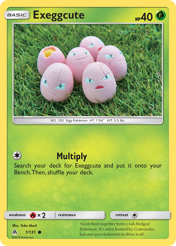 Exeggcute (1/131) [Sun & Moon: Forbidden Light] | Tables and Towers