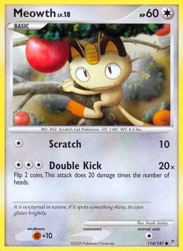 Meowth (114/147) [Platinum: Supreme Victors] | Tables and Towers