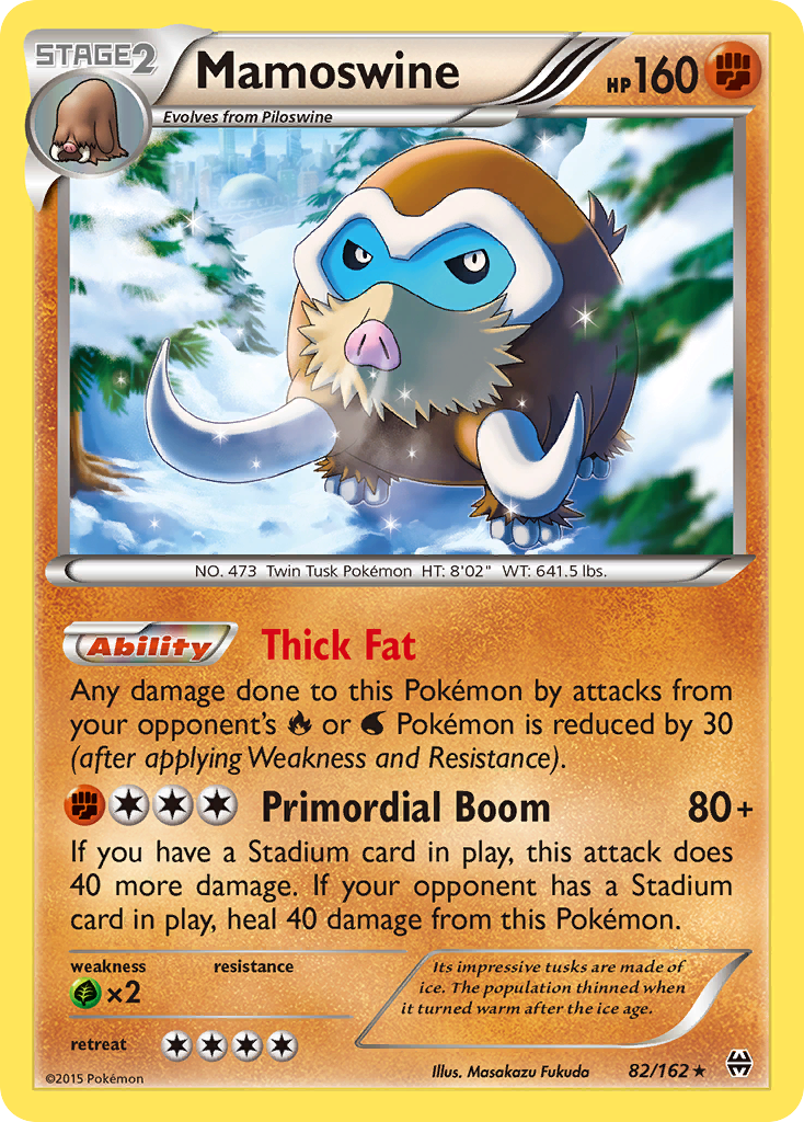 Mamoswine (82/162) [XY: BREAKthrough] | Tables and Towers