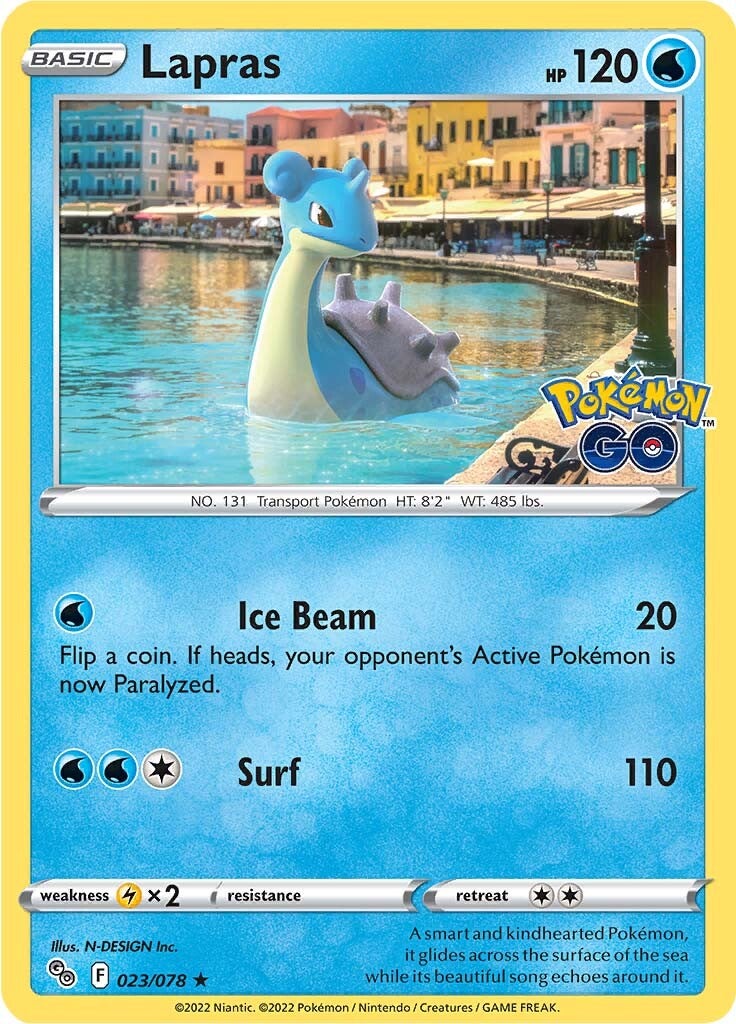 Lapras (023/078) [Pokémon GO] | Tables and Towers