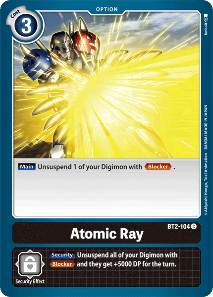 Atomic Ray [BT2-104] [Release Special Booster Ver.1.0] | Tables and Towers