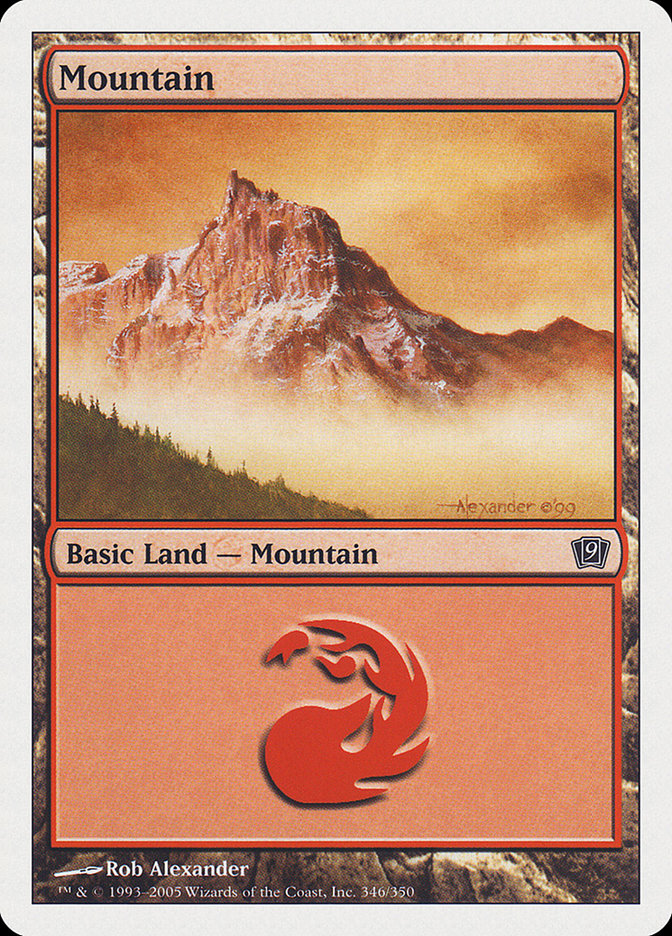 Mountain (346) [Ninth Edition] | Tables and Towers