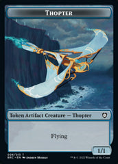 Copy // Thopter (006) Double-Sided Token [The Brothers' War Commander Tokens] | Tables and Towers