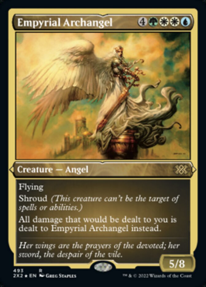 Empyrial Archangel (Foil Etched) [Double Masters 2022] | Tables and Towers