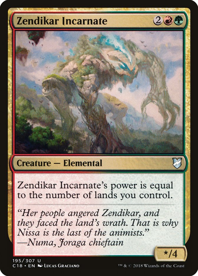 Zendikar Incarnate [Commander 2018] | Tables and Towers