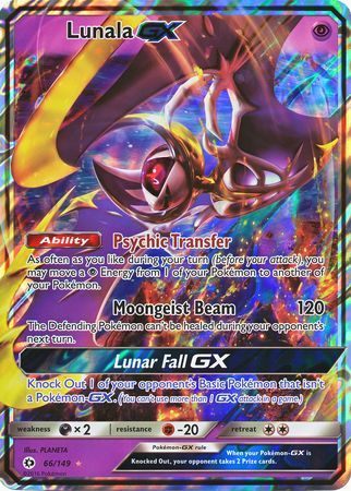 Lunala GX (66/149) (Jumbo Card) [Sun & Moon: Base Set] | Tables and Towers