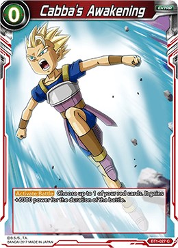 Cabba's Awakening (BT1-027) [Galactic Battle] | Tables and Towers