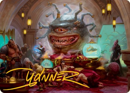 Xanathar, Guild Kingpin Art Card (Gold-Stamped Signature) [Dungeons & Dragons: Adventures in the Forgotten Realms Art Series] | Tables and Towers