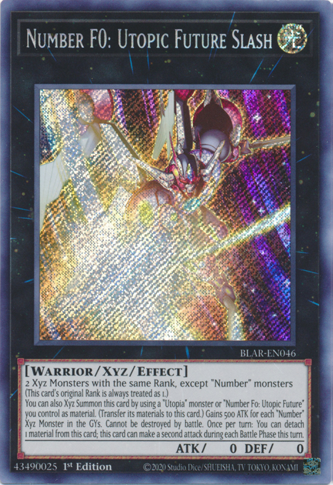 Number F0: Utopic Future Slash [BLAR-EN046] Secret Rare | Tables and Towers