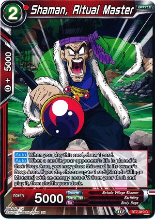 Shaman, Ritual Master (BT7-019) [Assault of the Saiyans] | Tables and Towers