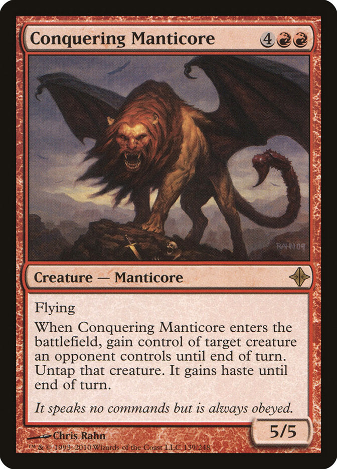 Conquering Manticore [Rise of the Eldrazi] | Tables and Towers