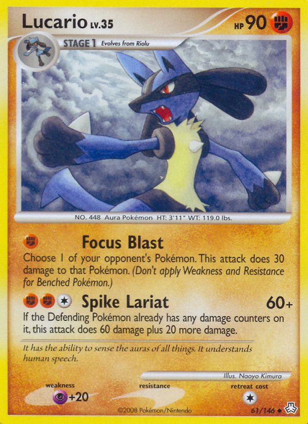 Lucario (61/146) [Diamond & Pearl: Legends Awakened] | Tables and Towers