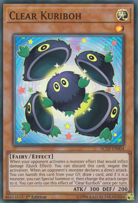 Clear Kuriboh [AC19-EN004] Super Rare | Tables and Towers