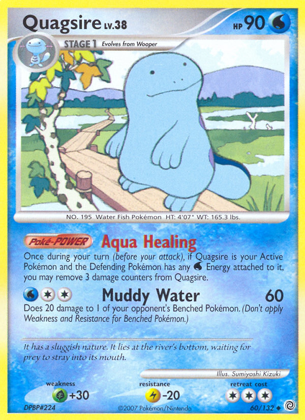 Quagsire (60/132) [Diamond & Pearl: Secret Wonders] | Tables and Towers