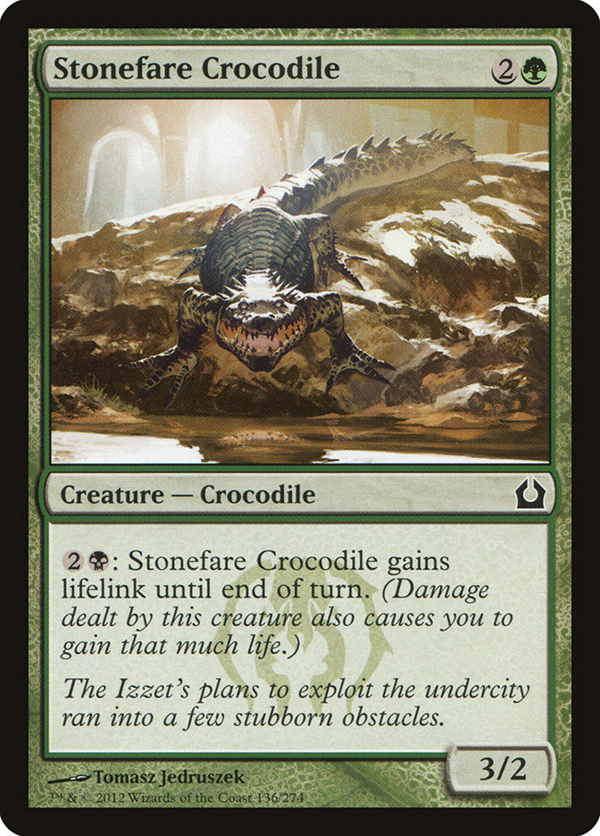 Stonefare Crocodile [Return to Ravnica] | Tables and Towers