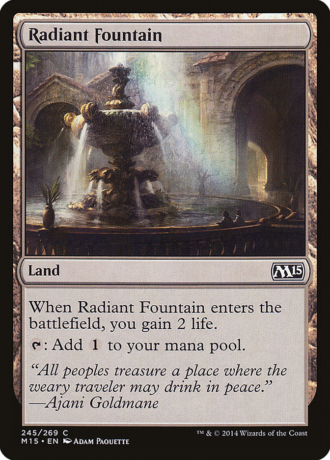 Radiant Fountain [Magic 2015] | Tables and Towers