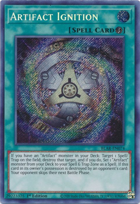 Artifact Ignition [BLAR-EN074] Secret Rare | Tables and Towers