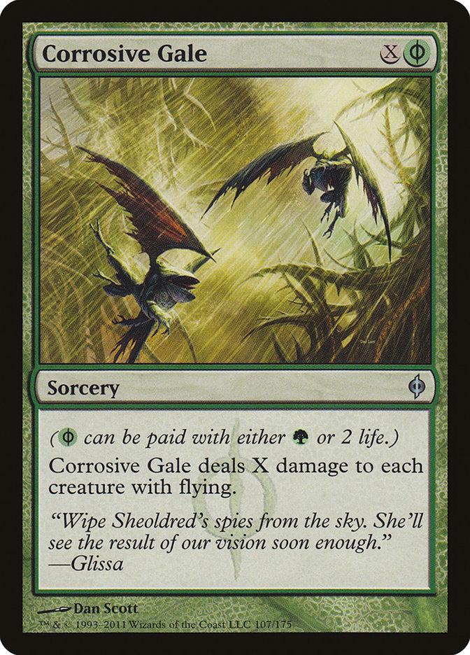 Corrosive Gale [New Phyrexia] | Tables and Towers