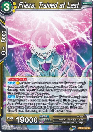 Frieza, Trained at Last (BT12-101) [Vicious Rejuvenation] | Tables and Towers