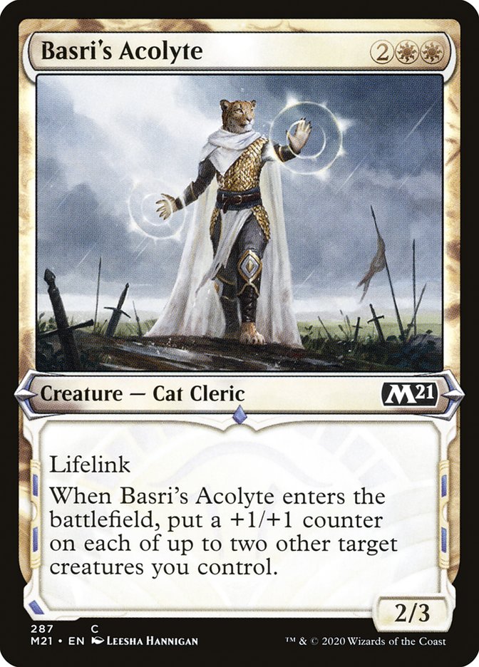 Basri's Acolyte (Showcase) [Core Set 2021] | Tables and Towers