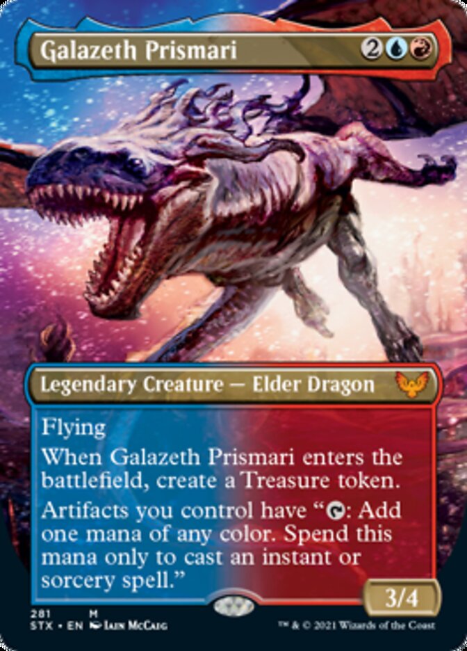 Galazeth Prismari (Borderless Alternate Art) [Strixhaven: School of Mages] | Tables and Towers