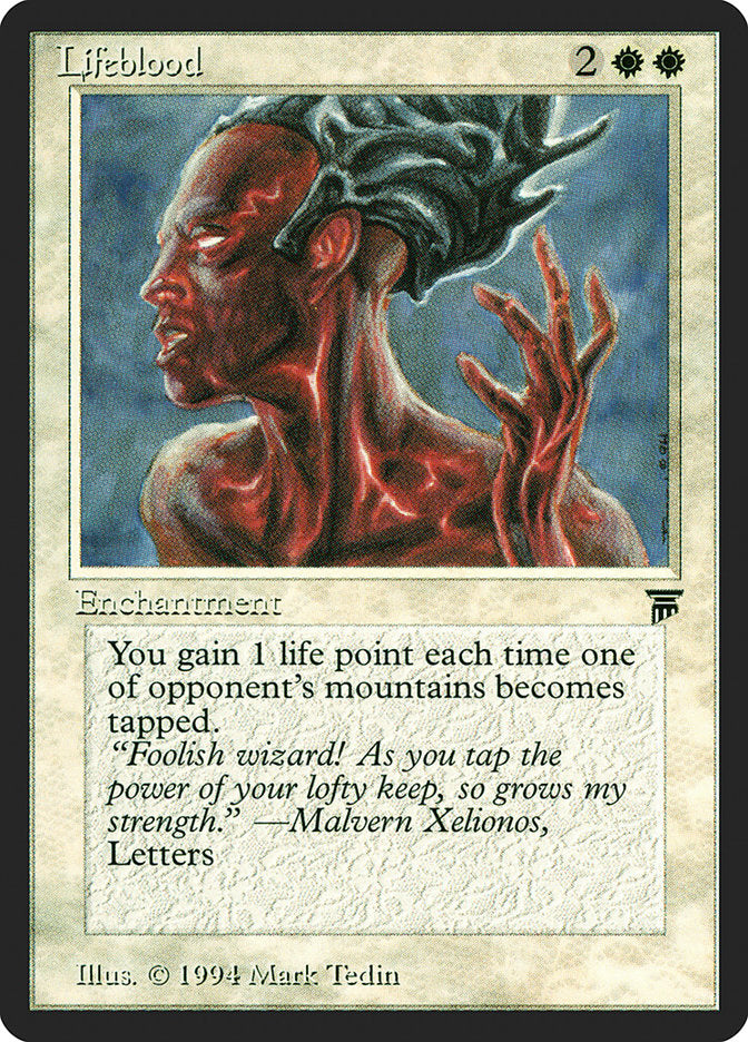 Lifeblood [Legends] | Tables and Towers