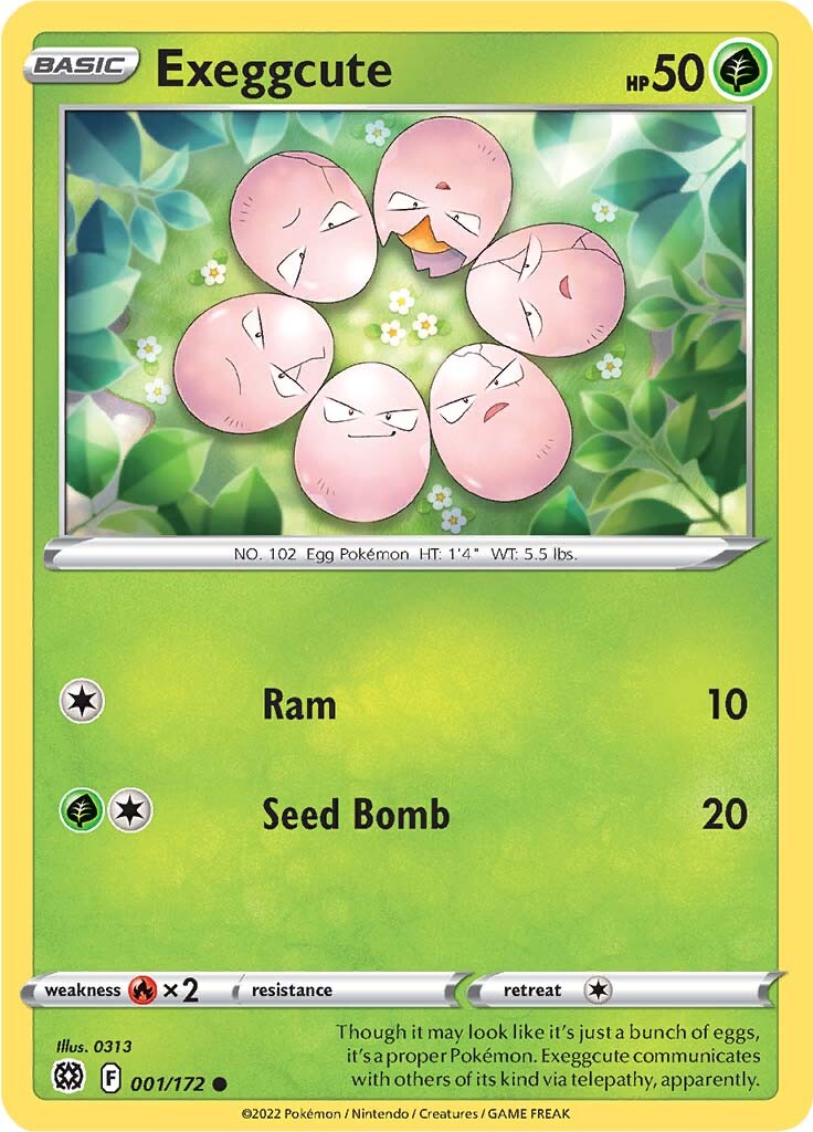 Exeggcute (001/172) [Sword & Shield: Brilliant Stars] | Tables and Towers