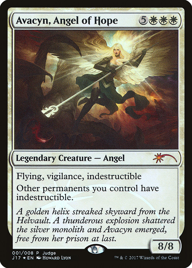 Avacyn, Angel of Hope [Judge Gift Cards 2017] | Tables and Towers