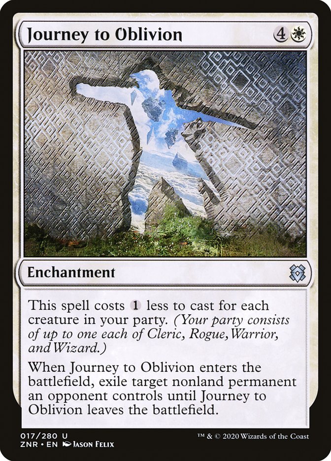 Journey to Oblivion [Zendikar Rising] | Tables and Towers