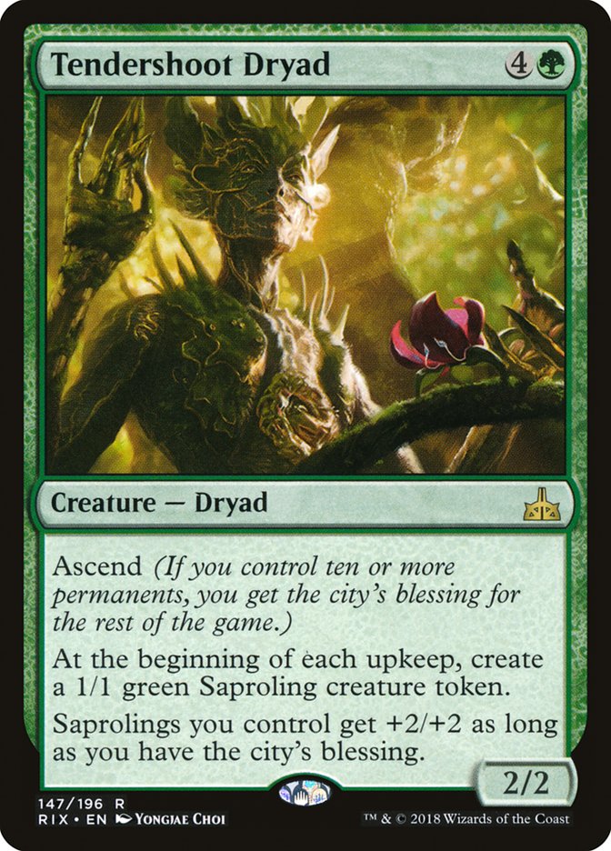 Tendershoot Dryad [Rivals of Ixalan] | Tables and Towers